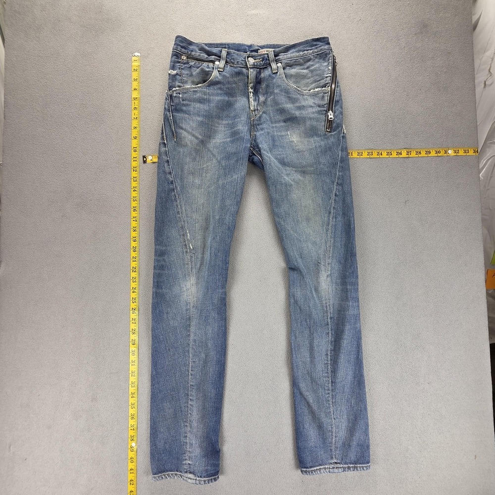 Vintage Levis Engineered Jeans Mens Blue Twisted Zip Pocket Fits 31x33